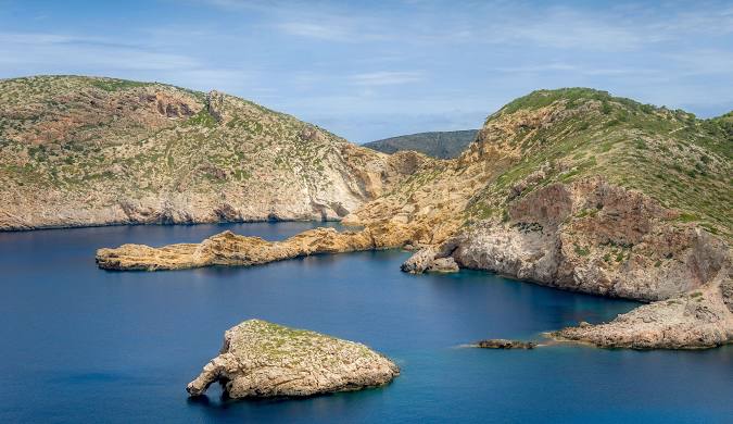 Cabrera National Park, near Mallorca in the Balearic Islands