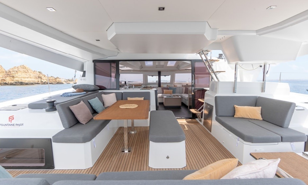 Elba 45 by Fountaine Pajot in Mallorca, Balearic Islands in the Mediterranean